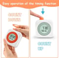 Miniatyrbild 4 av 7: Lollanda Digital 3-i-1 Timer, 60 Minuter med Klocka och Larm