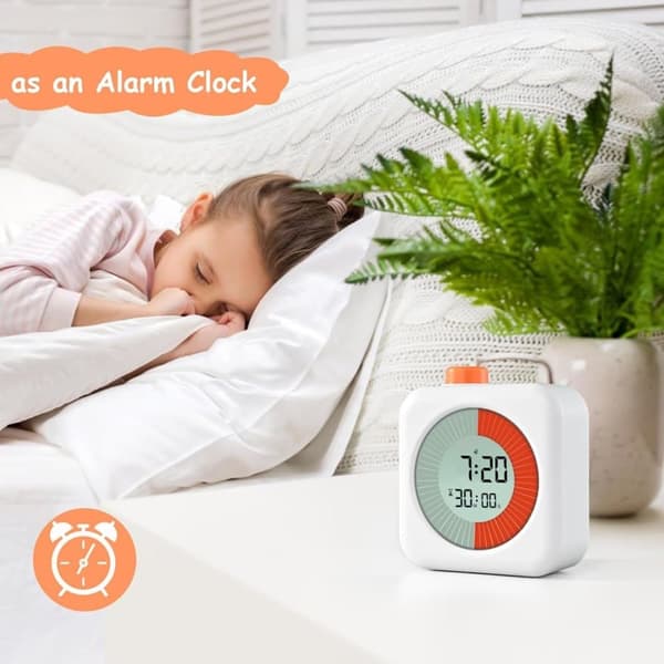 Lollanda Digital 3-i-1 Timer, 60 Minuter med Klocka och Larm