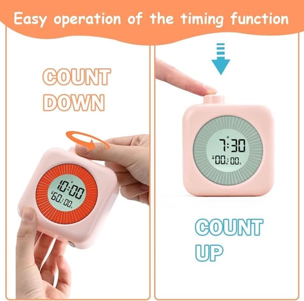Lollanda Digital 3-i-1 Timer, 60 Minuter med Klocka och Larm