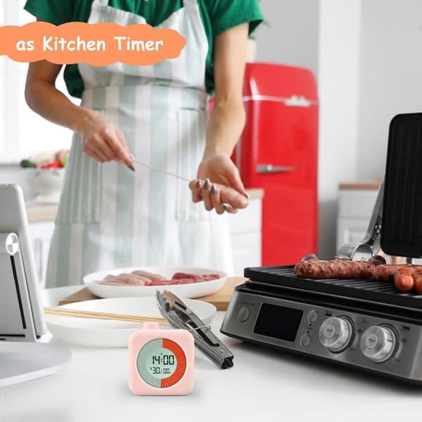 Lollanda Digital 3-i-1 Timer, 60 Minuter med Klocka och Larm