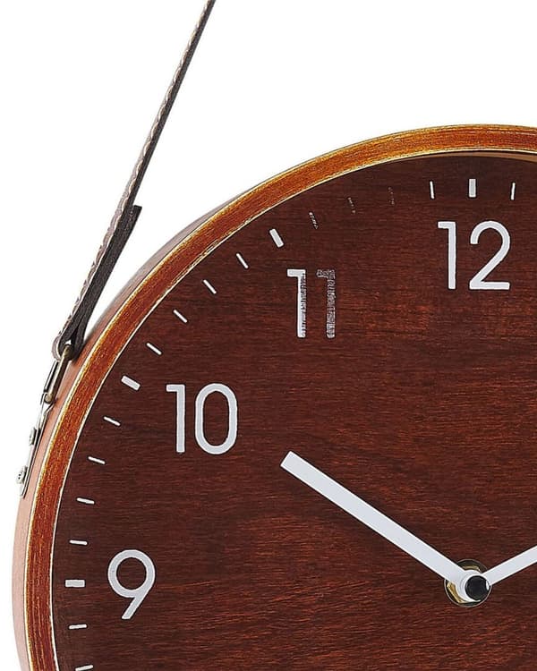 RENENS väggklocka 26 cm Brun Lumarko!