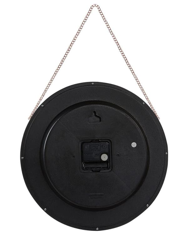 BEZAS väggklocka 30 cm Svart Lumarko!