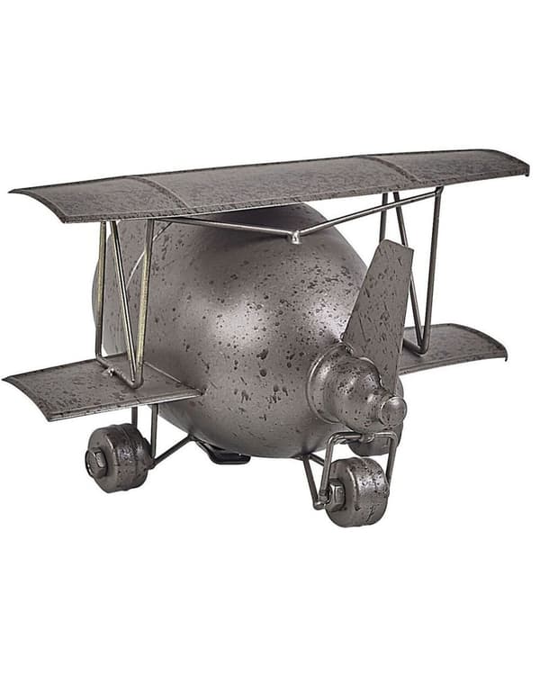 STANS skrivbordsklocka 26 cm Metall Silver Lumarko!
