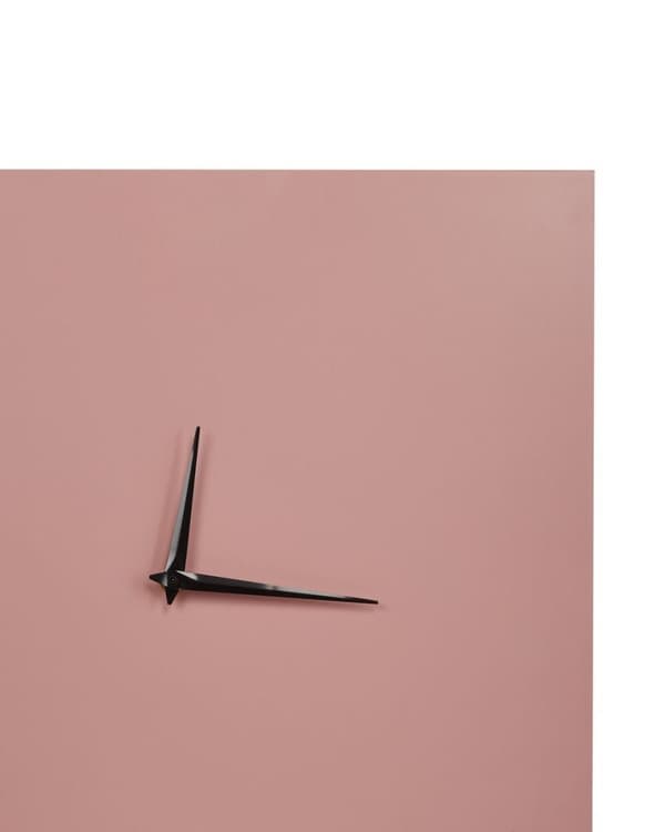 TOMAR väggklocka 40 cm Metall Rosa Lumarko!
