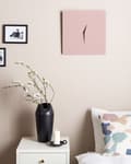 Miniatyrbild 2 av 5: TOMAR väggklocka 40 cm Metall Rosa Lumarko!