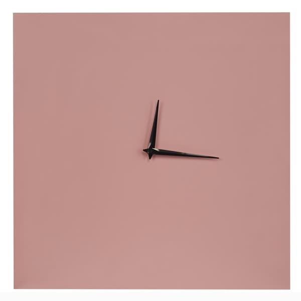 TOMAR väggklocka 40 cm Metall Rosa Lumarko!