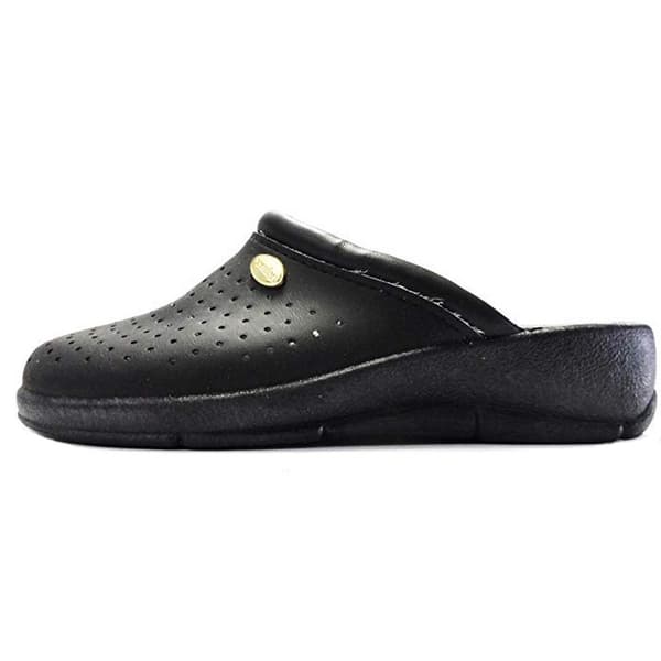 Dek Womens/Ladies Coated Leather Clogs