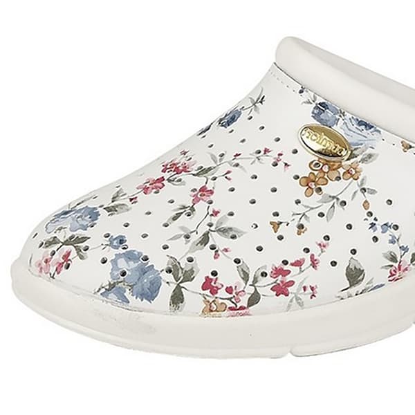 Dek Womens/Ladies Floral Coated Leather Clog
