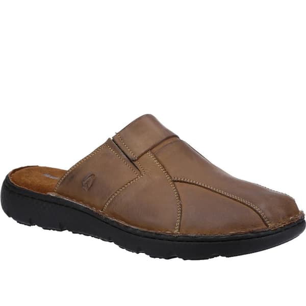 Hush Puppies Mens Carson Leather Mules Brown 12 UK