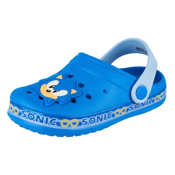Sonic The Hedgehog Clogs för pojkar Blue 10 UK Child