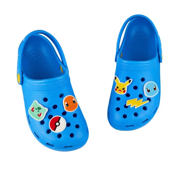 Pokemon Boys Badge Clogs