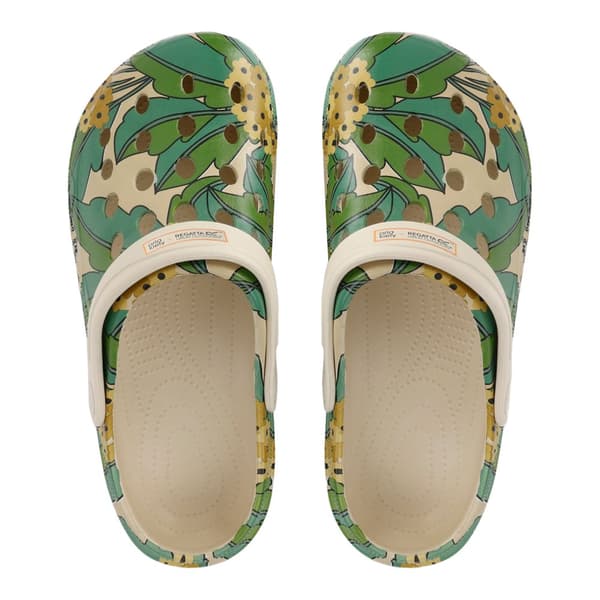 Regatta Womens/Ladies Orla Tropical Leaves Lightweight Clogs