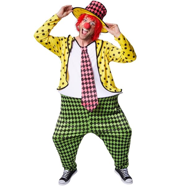 Klovn Pepe kostume Grøn S
