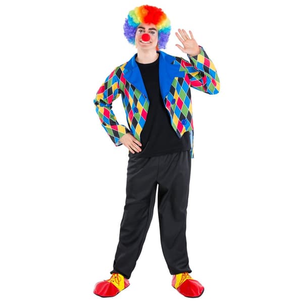 Klovn Oleg kostume Sort M