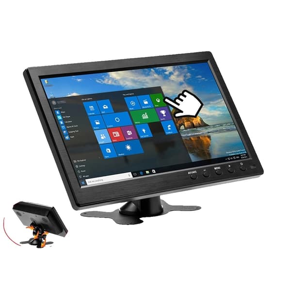 Autonäyttö, HD 1024*600 LCD, VGA/BNC/USB/AV-tulo