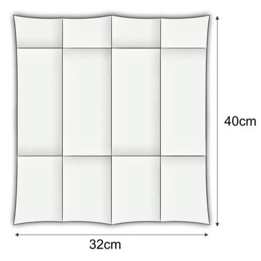 Bordsservetter - CHIC® - Airlaid - Vit - 32 x 40 cm - Bestickpåse