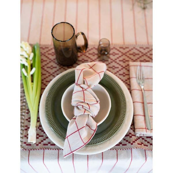 Axel Röd Servett 6-pack 45x45 cm