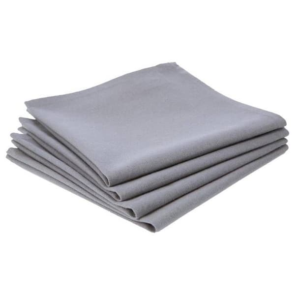 Handdukar - Ixo - Set om 4 - Grå - 40 x 40 cm - 100% bomull