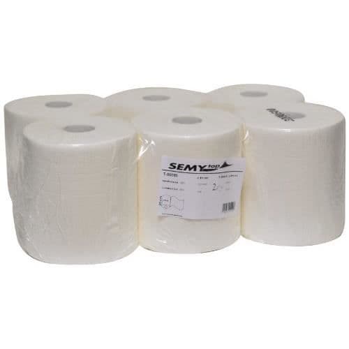 Semy Top ST-88085 6-pack Handdukar, 2-lager, Vit ST-88085