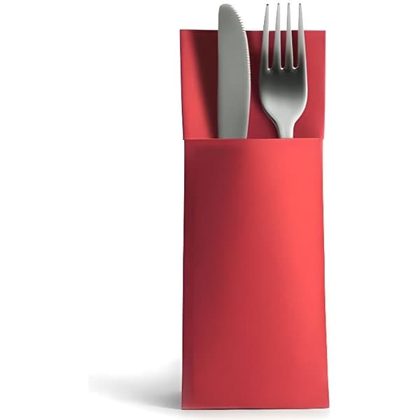 Bordsservetter - CHIC - Airlaid - Röd - 32 x 40 cm - Tvättbar