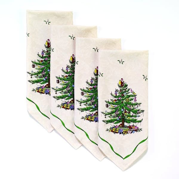 Servett Avanti linens - 41523-20NK4IVR - Spode Collection Set med 4 flerfärgade Servetter