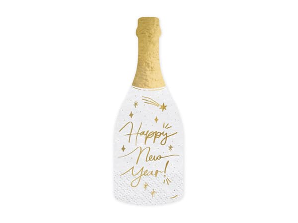 Champagneservetter, blandade, 7x19 cm (1 ask / 12 förpackningar) (1 förpackning / 20 st.)