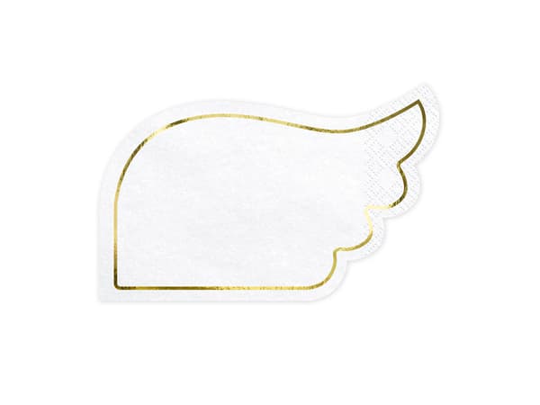 Servetter - Vingar, 16x10cm (1 förpackning / 20 st.)