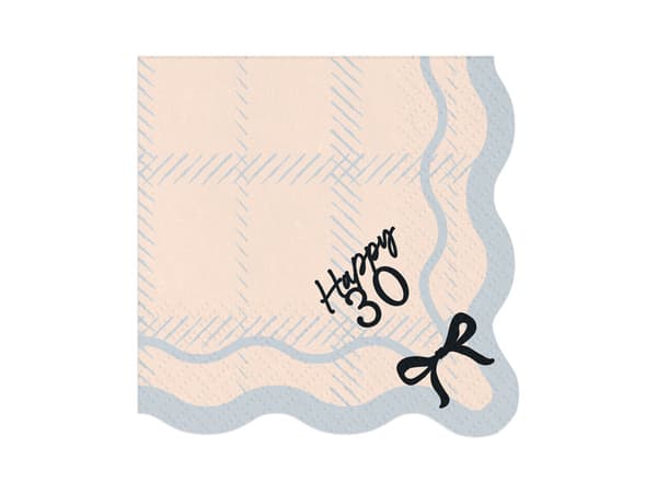 Happy 30 lautasliinaa, 33x33 cm, sekoitus (1 pakkaus / 12 kpl)