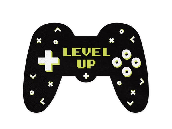 Gamepad-servetter, 11,5x16 cm, mix (1 ask / 12 förpackningar) (1 förpackning / 12 st.)