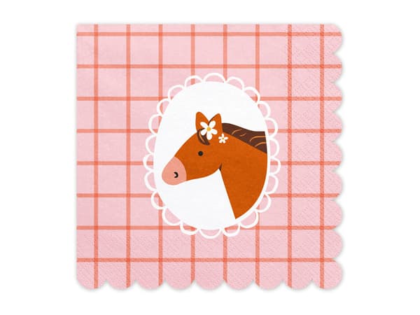Hästservetter, 33x33 cm, mix (1 ask / 12 förpackningar) (1 förpackning / 12 st.)