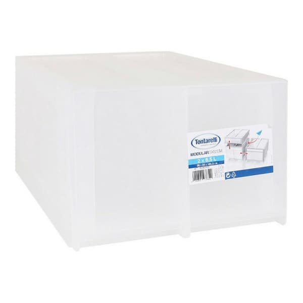 Förvaringslåda Tontarelli Modular Vit 29 x 38 x 20,5 cm