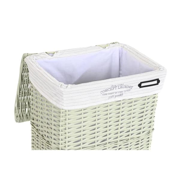 Multifunktionell korg DKD Home Decor Grön vide 44 x 34 x 56 cm 5 Delar