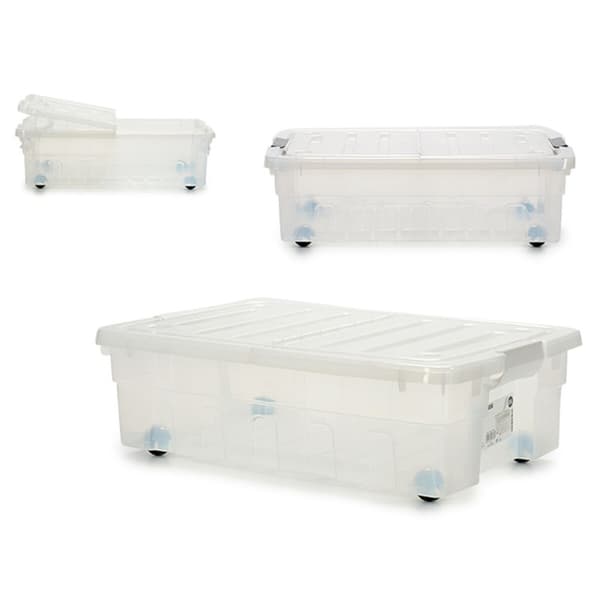 Förvaringslåda med hjul 30 L 40 x 18 x 59,5 cm (14 antal)