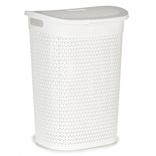 Tvättkorg Kipit 4790-3 Vit Plast 60 L 43,5 x 57,5 x 34 cm (6 antal)