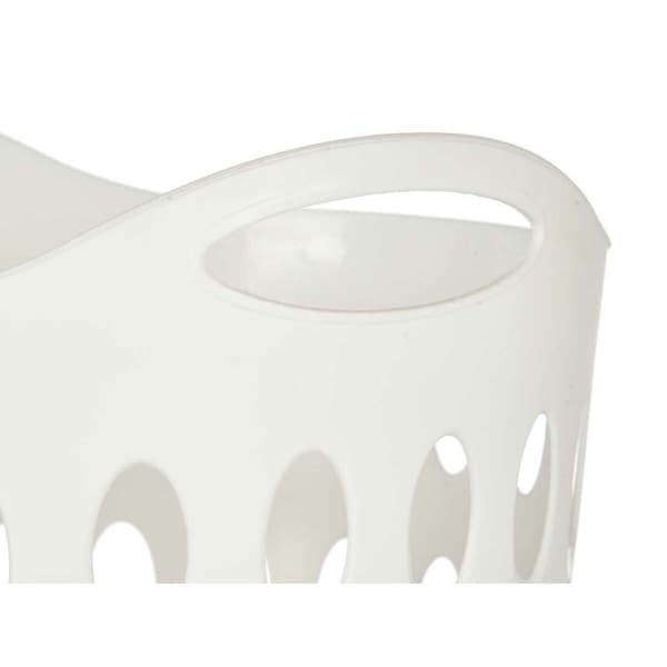 Tvättkorg Vit Plast 50 L 44 x 56 x 41 cm (12 antal)