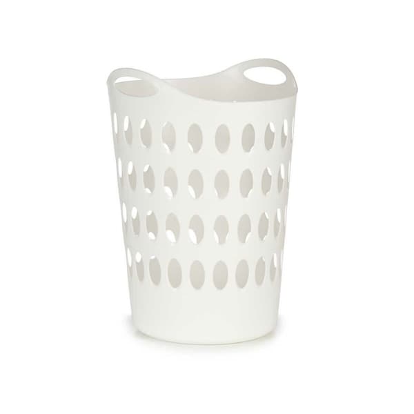 Tvättkorg Vit Plast 50 L 44 x 56 x 41 cm (12 antal)