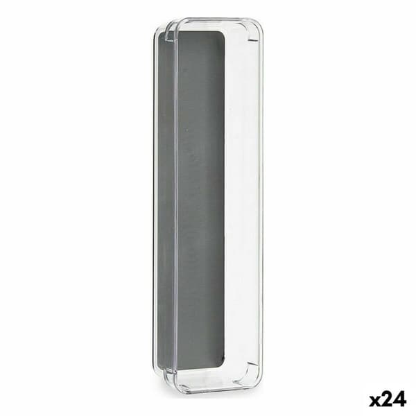 Lådorganiserare Kinvara W623311 Grå Återvunnen plast 9 x 4,5 x 32,5 cm (24 antal)