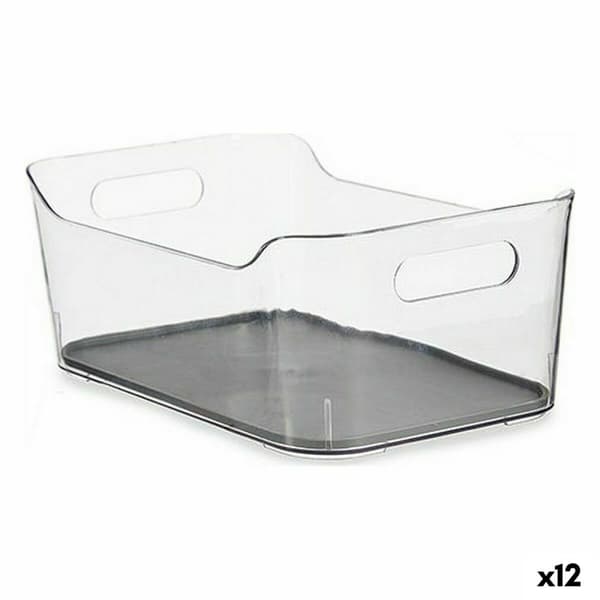 Lådorganiserare Kinvara W623318 Grå Återvunnen plast 17 x 10,5 x 24,5 cm (12 antal)