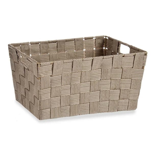 Multifunktionell korg Kipit A3-6883 Brun Tyg 5 L 30,4 x 14 x 20 cm (18 antal)