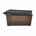 Miniatyrbild 3 av 3: Förvaringslåda med lock Stefanplast Elegance Grå Plast 15 L 29 x 17 x 39 cm (6 antal)