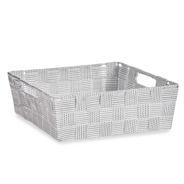 Multifunktionell korg Kipit A3-693109 Vit Tyg 3 L 23 x 8 x 27 cm 27 x 8 x 23 cm (48 antal)