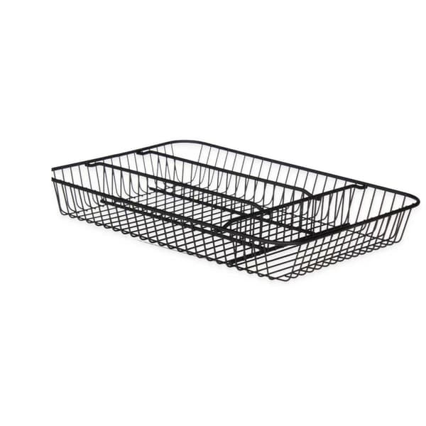 Besticks-sortering Kinvara W7267-1 Svart Metall 26 x 4,7 x 35,5 cm (6 antal)