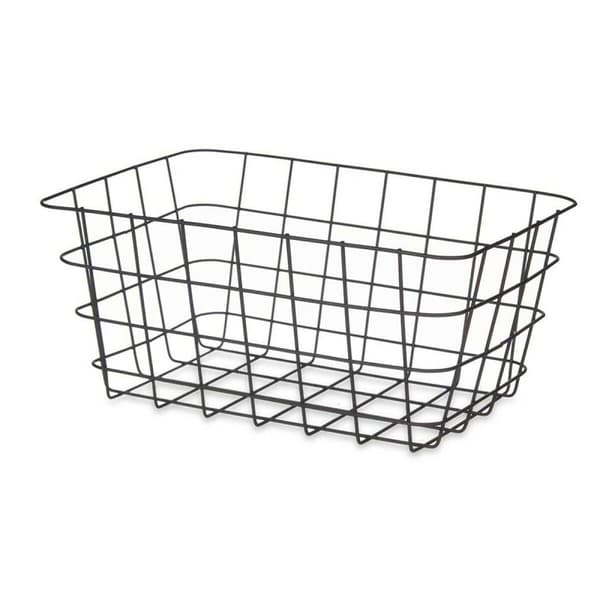 Multifunktionell korg Kinvara W579K-M BLACK Svart Metall 30,3 x 14 x 22,5 cm Rektangulär (6 antal)