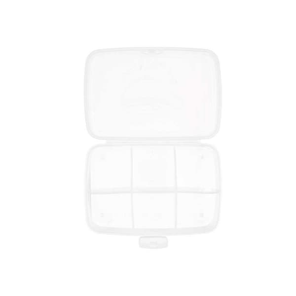 Ask med fack Kinvara 02 1178 Transparent Plast 21,5 x 8 x 14,6 cm (12 antal)