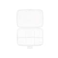 Miniatyrbild 4 av 4: Ask med fack Kinvara 02 1178 Transparent Plast 21,5 x 8 x 14,6 cm (12 antal)
