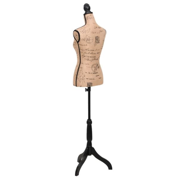 The Living Store damegine jute brun og sort -  Tøjopbevaring