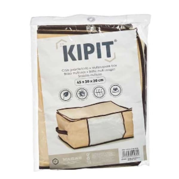 Förvaringspåse Kipit AR1903037 Kräm Polyester polypropen 27 L 45 x 30 x 20 cm (24 antal)