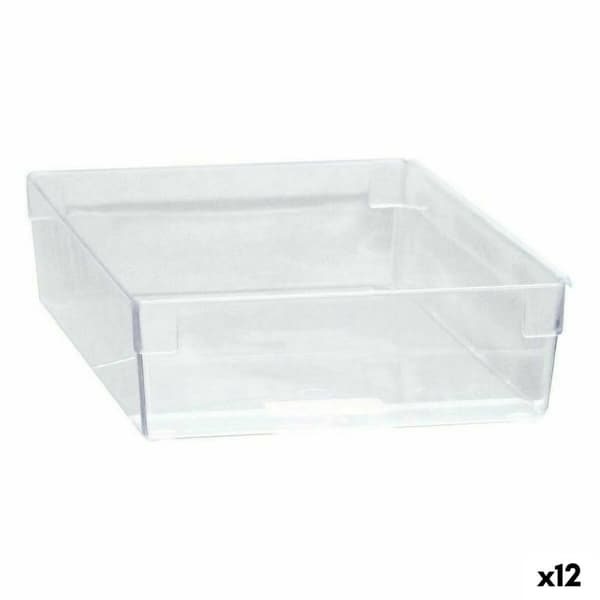 Allsidig låda   Modulär Transparent 22,5 x 15,5 x 5,3 cm (12 antal)