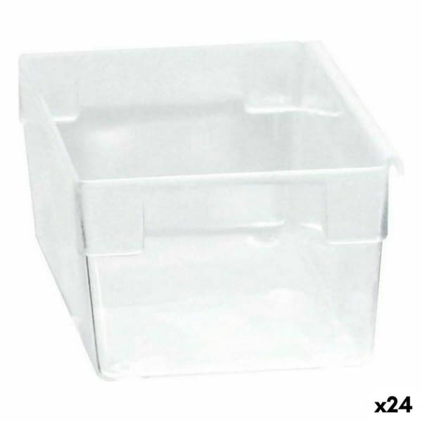 Allsidig låda Modulär Transparent 15 x 8 x 5,3 cm (24 antal)