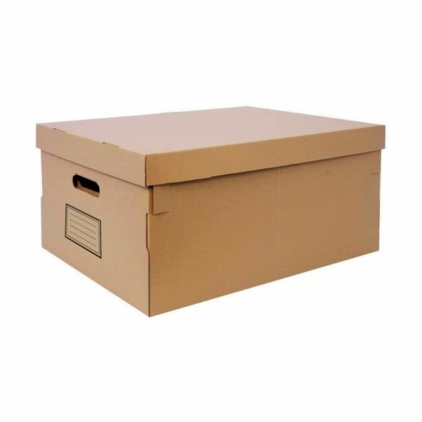 Förvaringslåda med lock Confortime Papp 45 x 35 x 20 cm (6 antal)